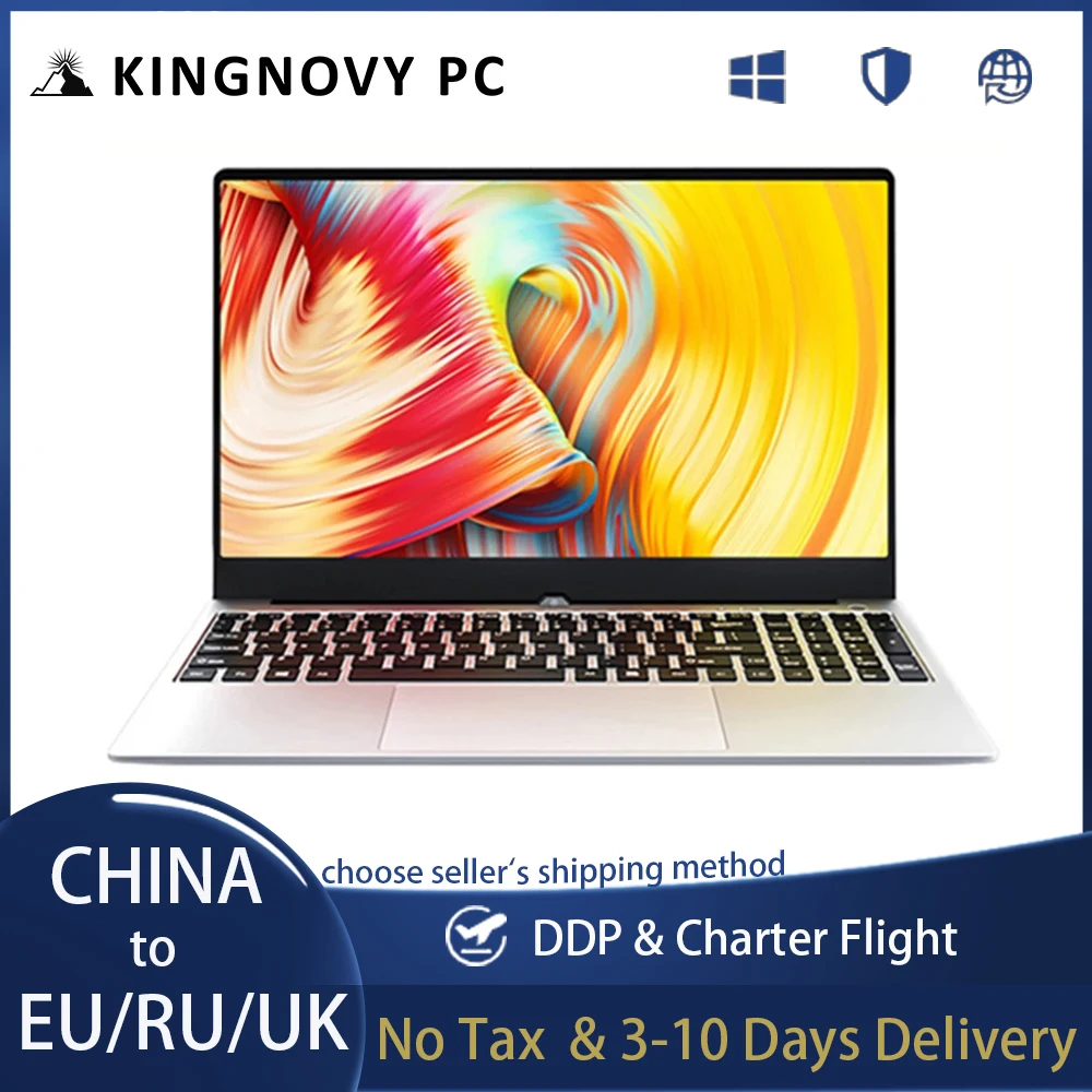 Kingnovy 15 6 дюймовый карманный ноутбук i9 10880H i7 10750H DDR4 SSD + HDD HDMI 2 * USB3.0 Windows 10/11 Pro