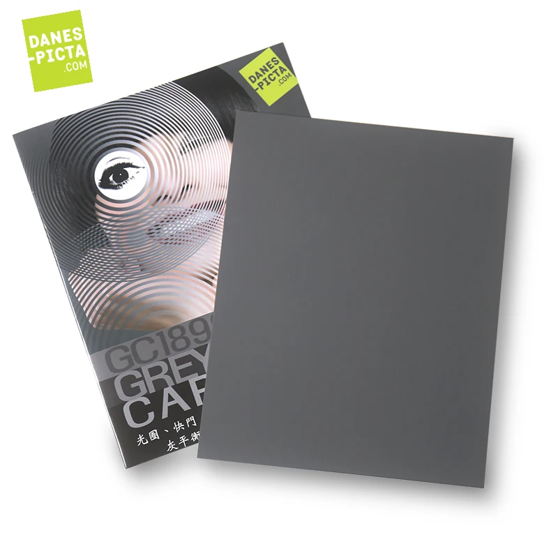Danes-Picta 18% Grey GC1890 replaces Kodak R27 Grey Exposure Test Card
