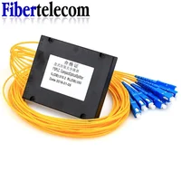Ftth SC UPC 1x2 1x4 1x8  PLC Single Mode Fiber Optical Splitter FBT Optical Coupler 1