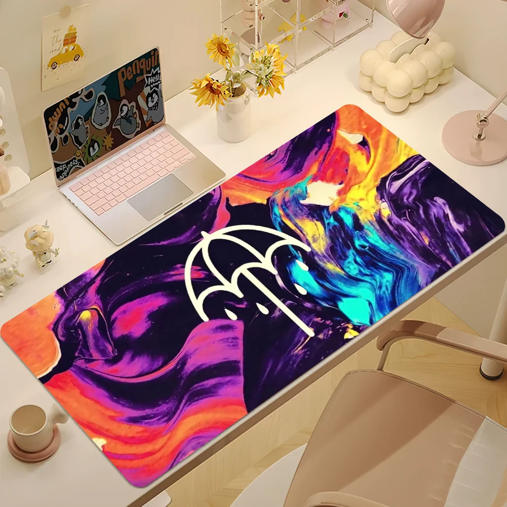 Rock Band B-Bring Me The H-Horizon Mouse Pad Gaming Accessories Protector Office Laptop Gamer Cabinet Non Slip 2