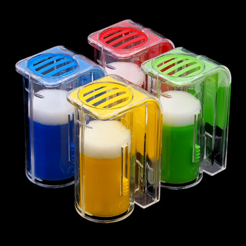 1Pcs Kunststoff Königin Biene Marker Flasche Bee Catcher Kennzeichnung Käfig Handed Kennzeichnung Flasche Mit Schwamm Plunger Bienenzucht Werkzeuge