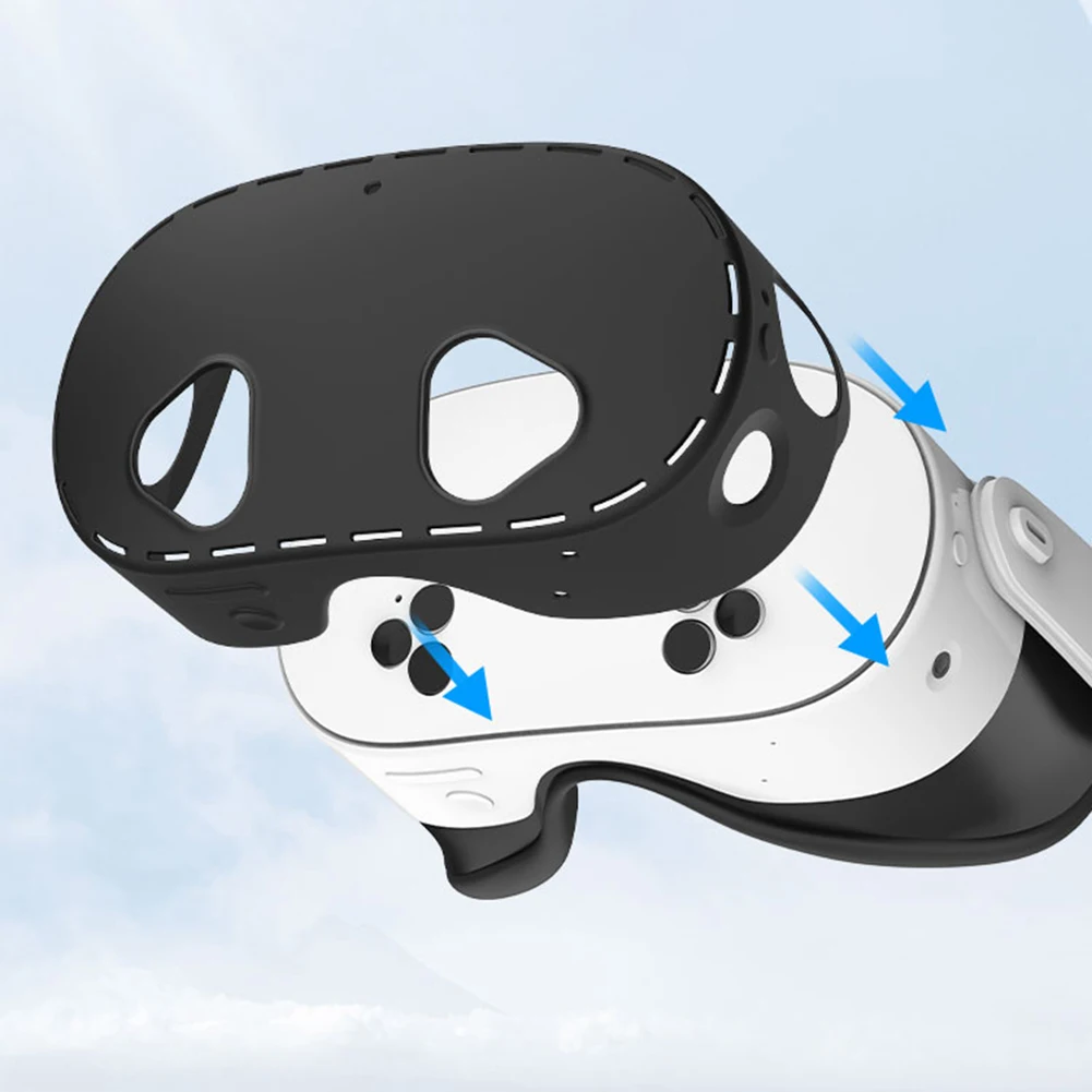 Silicone Cove For Meta Quest 3S VR Shell Cover Skin Protector Protective Case Accessories Scratch Resistant Wear-resisting