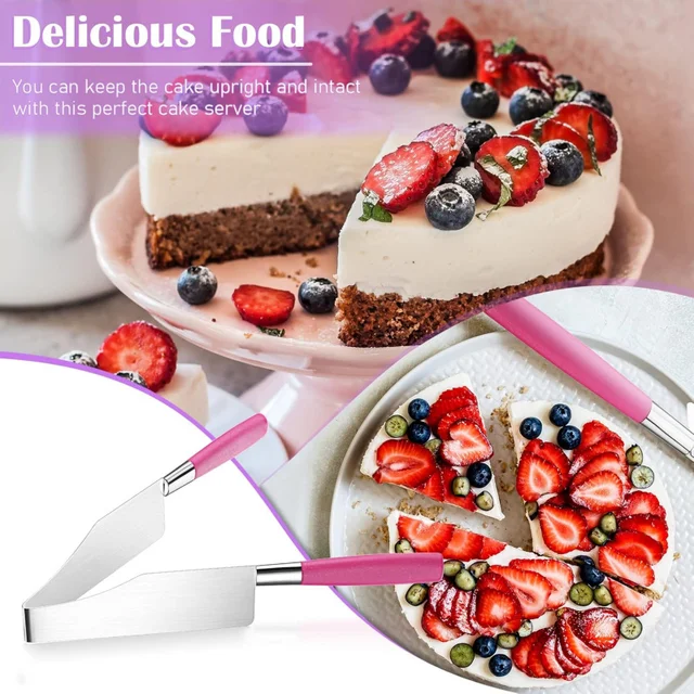 1pc Cake Slicer, Cutter, Stainless Steel Cake Server, Professional Cake Cutter, Pliers, Baking Cake Slicing Device, Metal Pie Kn 4