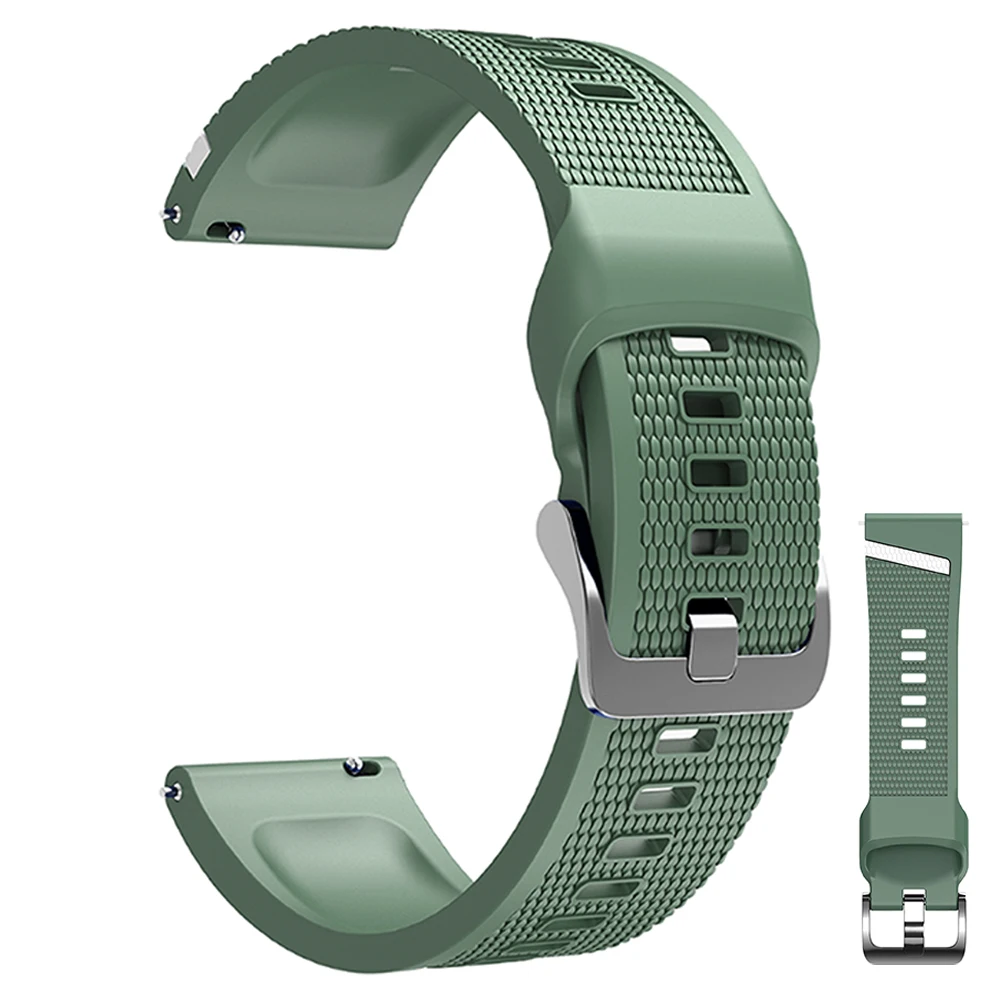 Premium Silicone Sports Strap - 22mm Universal Watch Band Replacement Bracelet