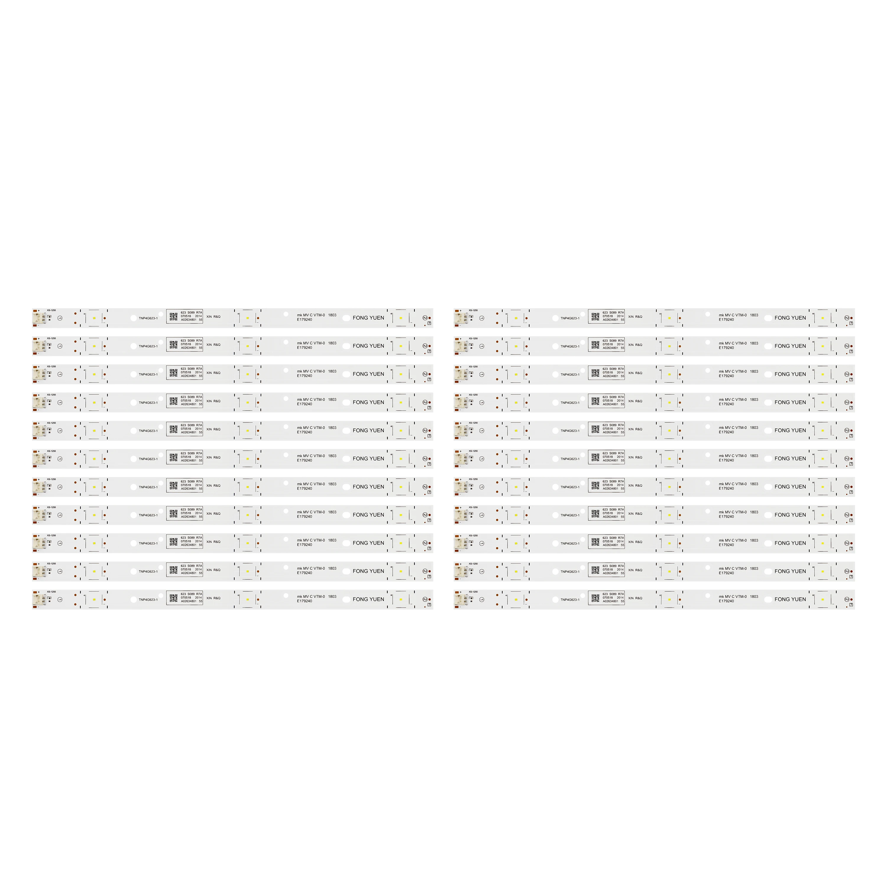 Tira Led para Panasonic Tx55ex580 Tx-55ex600b Tx-55ex603e Tx-55ex610e Tx-55fx600e Tzlp212jfct Tzlp212kfca3 Tnp4g6231 22 Pcs