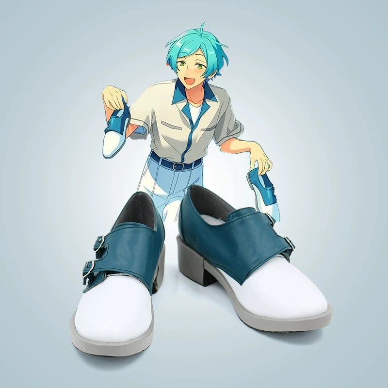

New Anime Ensemble Stars Cosplay Boots Shinkai Kanata Shoes Made Halloween Custom