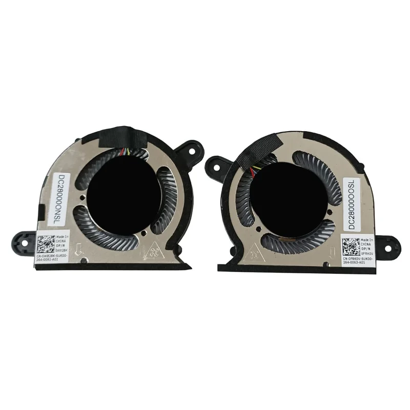 Ventola Cpu + Gpu Per Dell Xps 13 9300 9310 Serie 0 Frk0V 0 Wx28K P117G Dc5V (Non Per Xps 9310 Serie 2-In-1) Senza Plater Posteriore