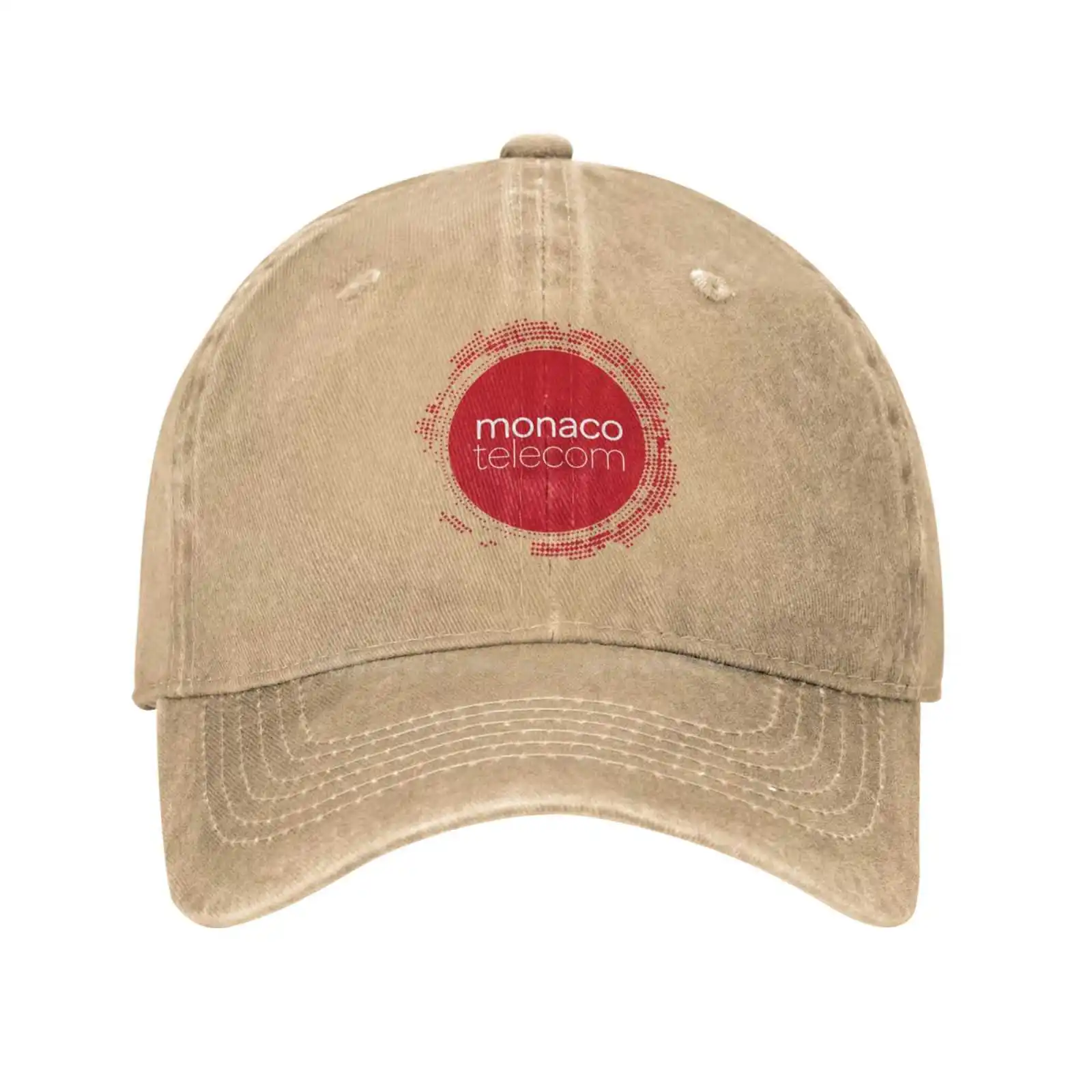 

Monaco Telecom Logo Fashion quality Denim cap Knitted hat Baseball cap