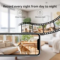 BoyKeep caméra de Surveillance 3MP 5/2.4GHz WiFi intérieur sécurité à domicile Mini IP famille intelligente CCTV caméra pour animaux de compagnie moniteur vidéo 24/7 K10 5