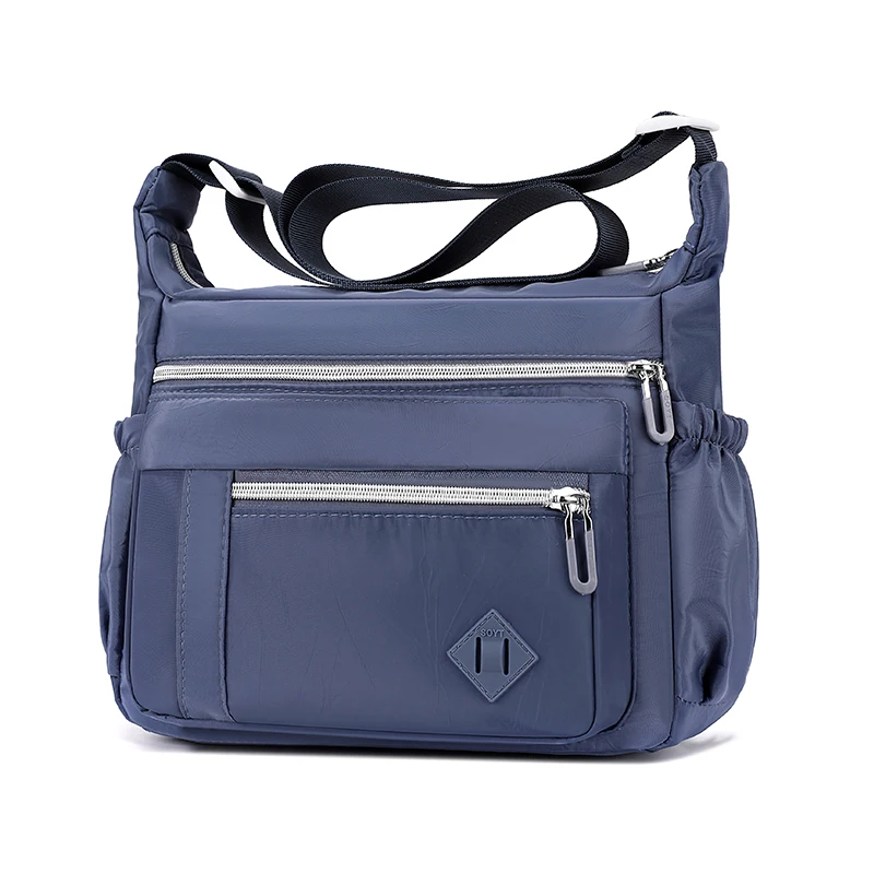 Neutral new men's and women's bags, single shoulder crossbody bags, travel bags, middle-aged and elderly multi-layer leisure mom