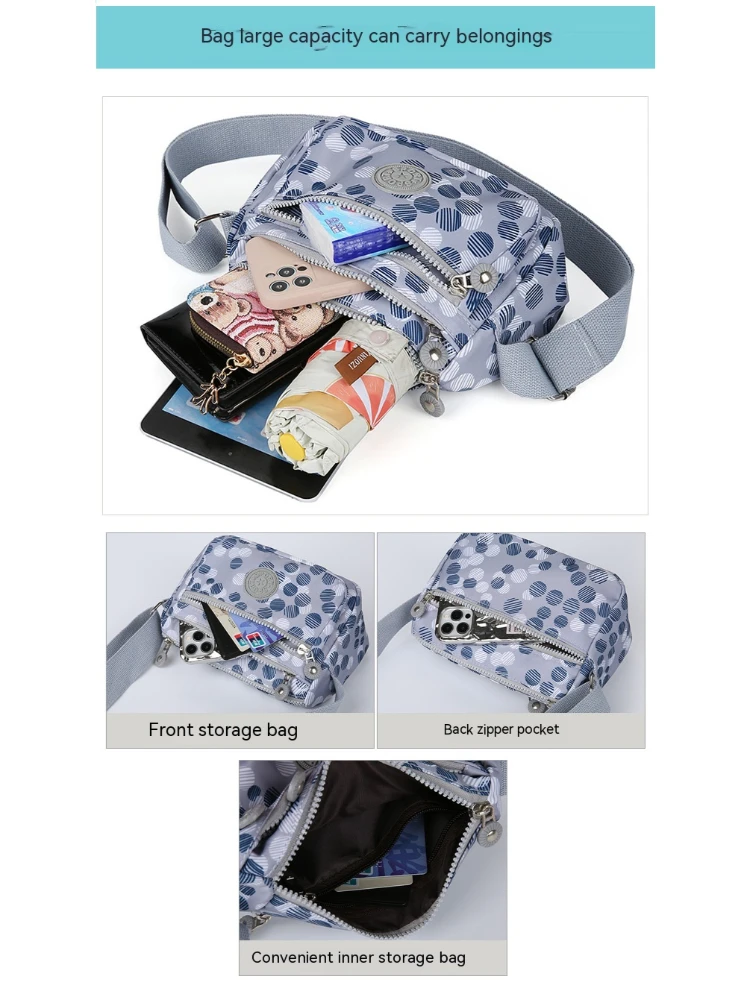 Stylish Nylon Crossbody Bag for Everyday Use