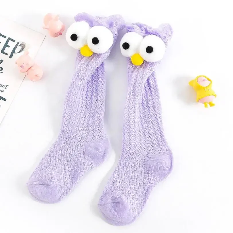 Purple eye socks