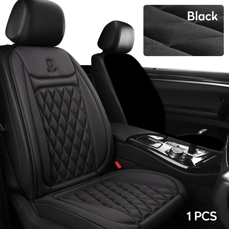 Heated Car Seat Cushion Covers - Fast Heating Universal Seat Cover Heater (Set of 2)