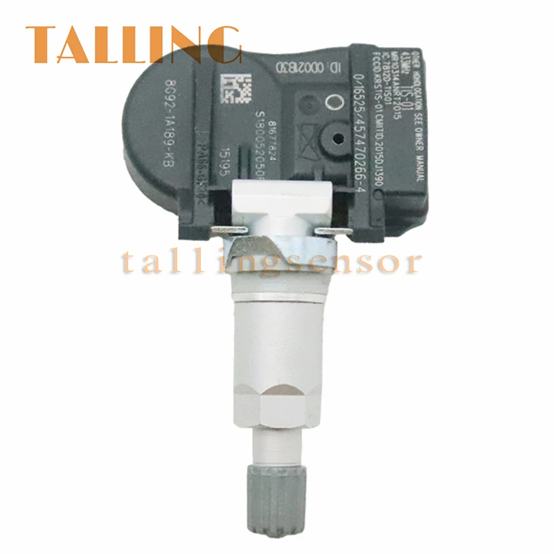 Ÿ̾ з  TPMS  ý,   WA6 󵥿 BA7 S-MAX 2006-2015 , 8G92-1A189-KB, 433MHz, 8G921A189KB, ǰ