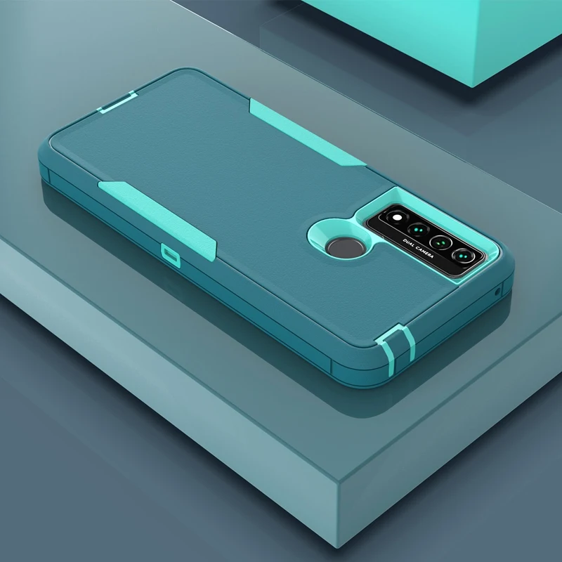 For TCL 20 XE Case Shockproof Matte Phone Bumper Hybrid Protective Cases For TCL 20XE Back Covers TCL20XE Silicone Case Cover 2
