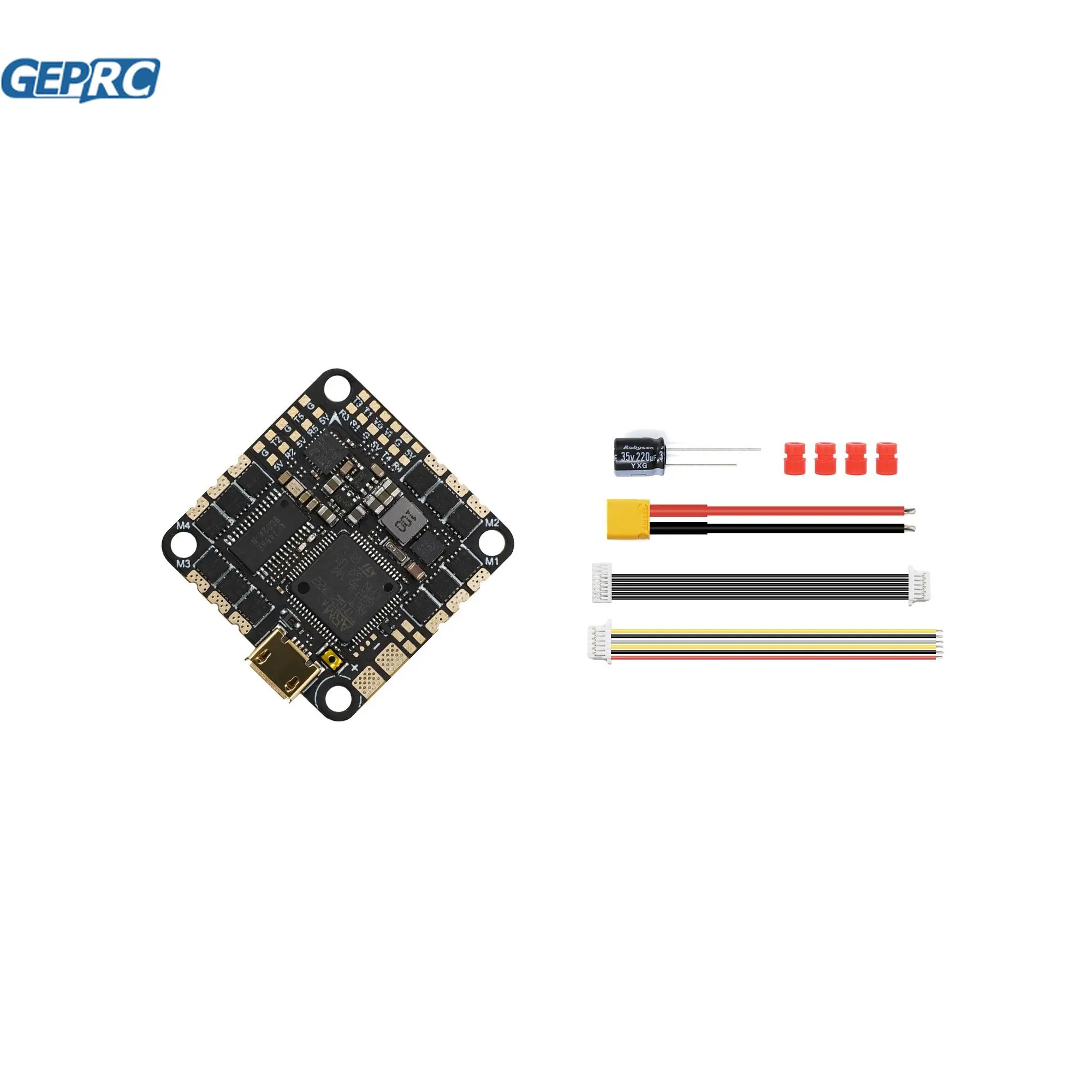 

GEPRC GEP-F722-35A AIO (F722 FC 35A 2-6S 8bits BLS ESC 26,5 мм/м2) подходит для RC FPV квадрокоптера аксессуары запасные части