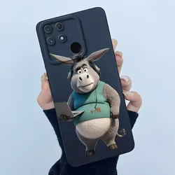Lovely Cartoon Bumper Cover - Matte Liquid Soft Silicone Camera Protective Phone Case for Narzo 30 5G (HEI - TYHEI0601)