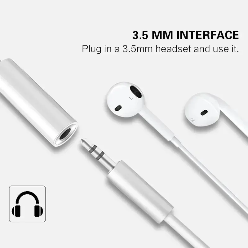 아이폰 17 16 15 플러스 프로 맥스용 하이파이 USB 타입 C - 3.5mm 잭 이어폰 어댑터 타입-C 3.5mm 오디오 케이블 컨버터 1/2/4/6개