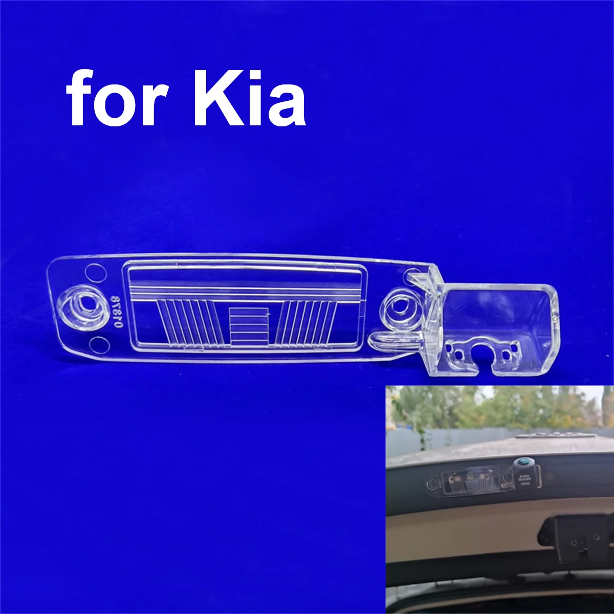 Car Rear View Camera Bracket License Plate Lights Housing for Kia
