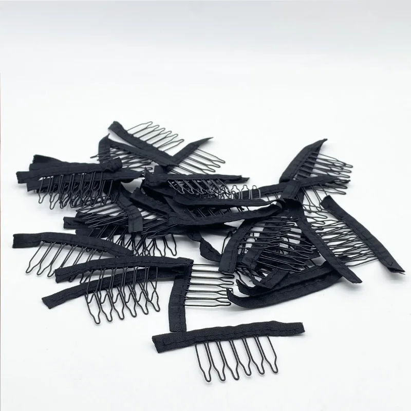 40-pcs-black-color-cloth-wig-combs-6-teeth-hair-wig-clips-for-full-lace ...
