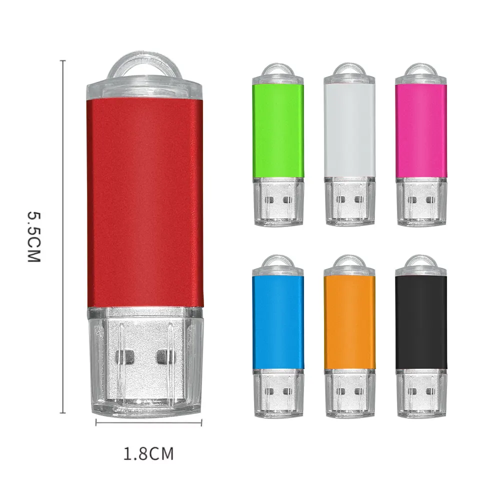 10개 메탈 USB 플래시 펜 드라이브 4GB 8GB 16GB 펜드라이브 32GB 64GB 메모리 스틱 무료 맞춤형 로고 실제 용량 U 디스크 클리 USB 2.0