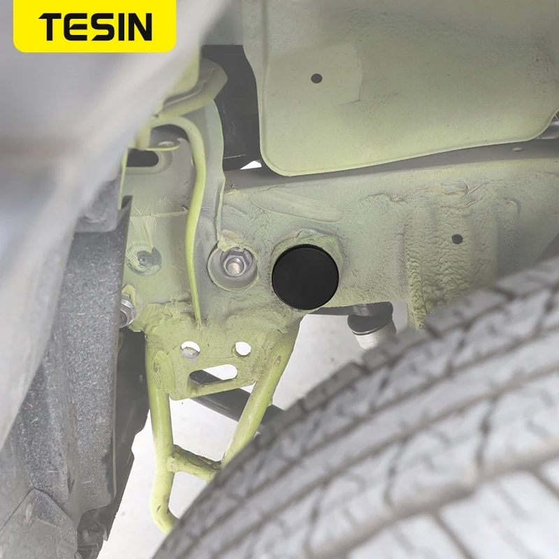 TESIN Car Chassis Round Hole Dust Waterproof Plugs Cover for