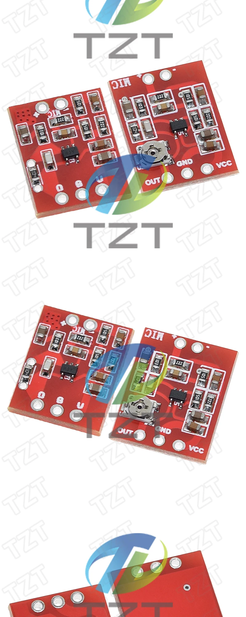 1/2/5PCS MAX4466 Elektret-mikrofon Verstärker Bord TZT Einstellbare Verstärkung Pickup Vorverstärker Preamp für arduino – Detail 4