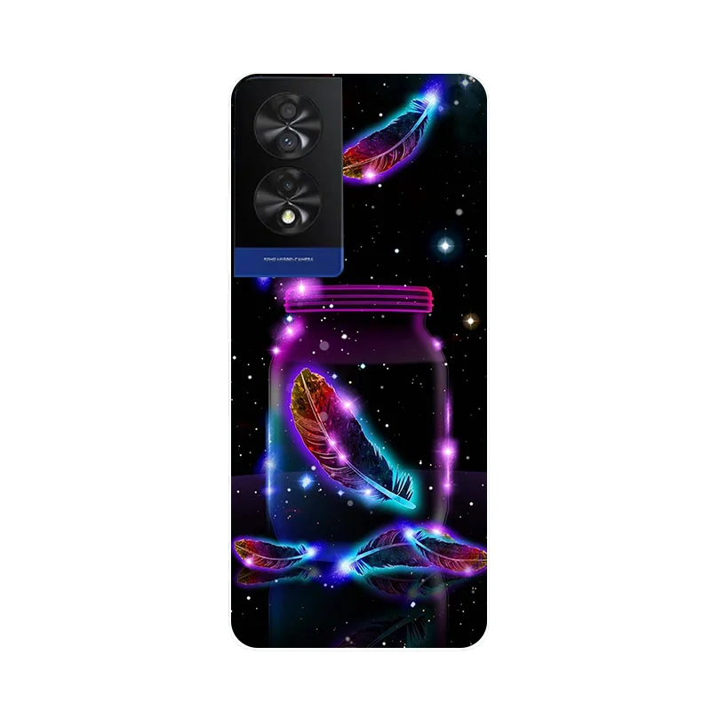 Cartoon Design Soft TPU Silicone Bumper Case, 6.78