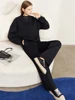 AMll Minimalism Women Tops 2025 Spring Elegant Commuter Fashion Loose Sweatshirs Casual Straight Leg Pants Separately 12241259 6