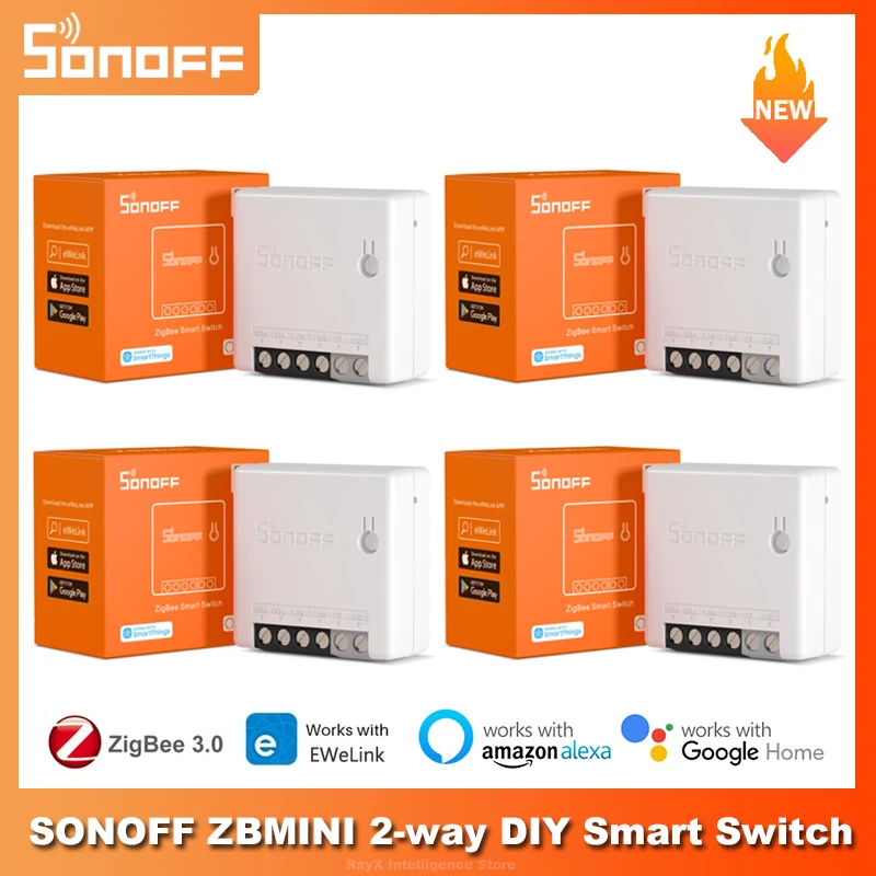 50pcs Sonoff Zbmini Zigbee 3.0 Mini Smart Switch Diy 2 Way Module
