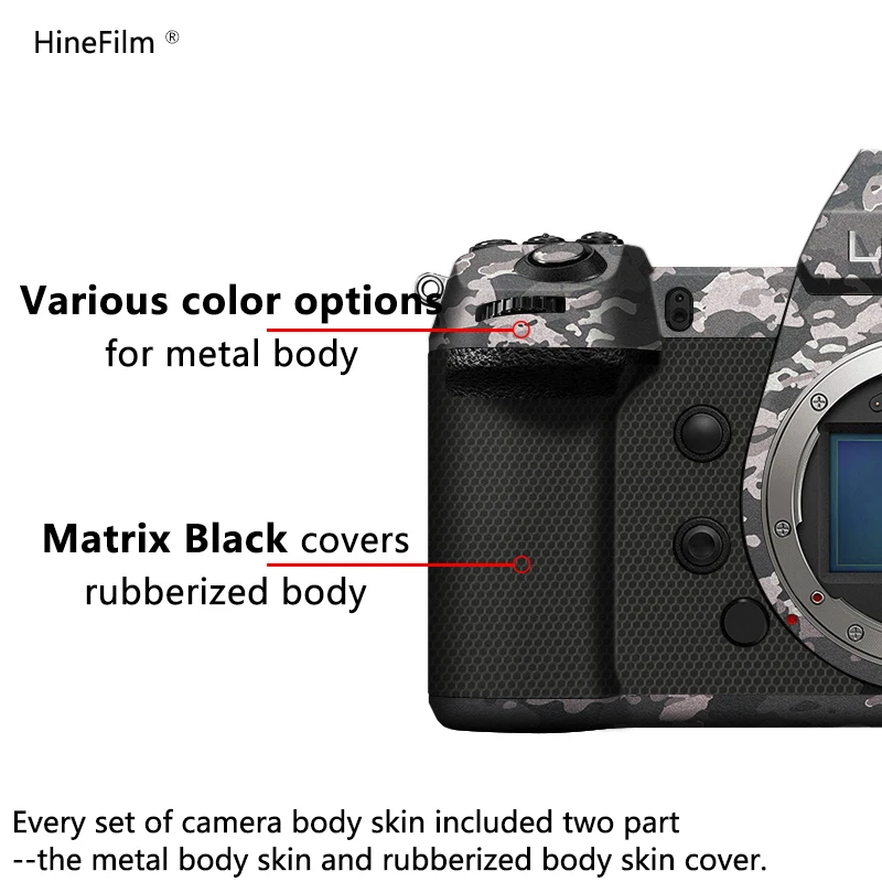 Lumix 1 s1rカメラデカールスキンコートラップカバーフィルムPanasonic