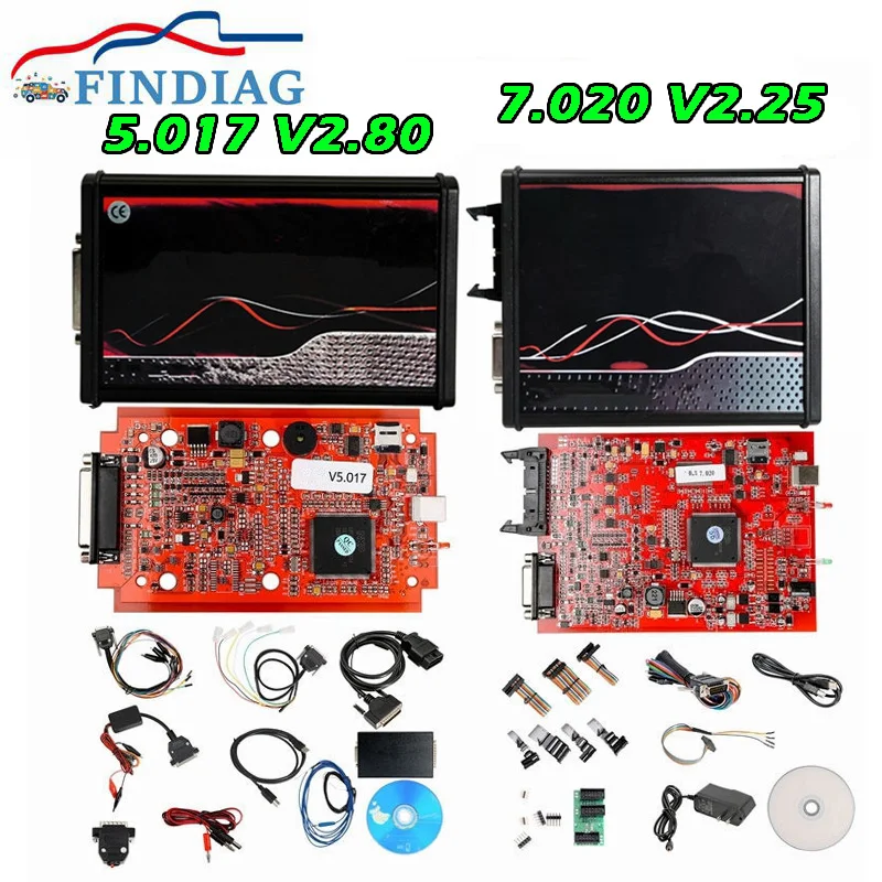 최신 EU 레드 KTAG V7.020 4 LED 2.25 SW 온라인 KESS V5.017 K-TAG 7.020 마스터 KESS 5.017 OBD2 튜닝 ECU 프로그래머
