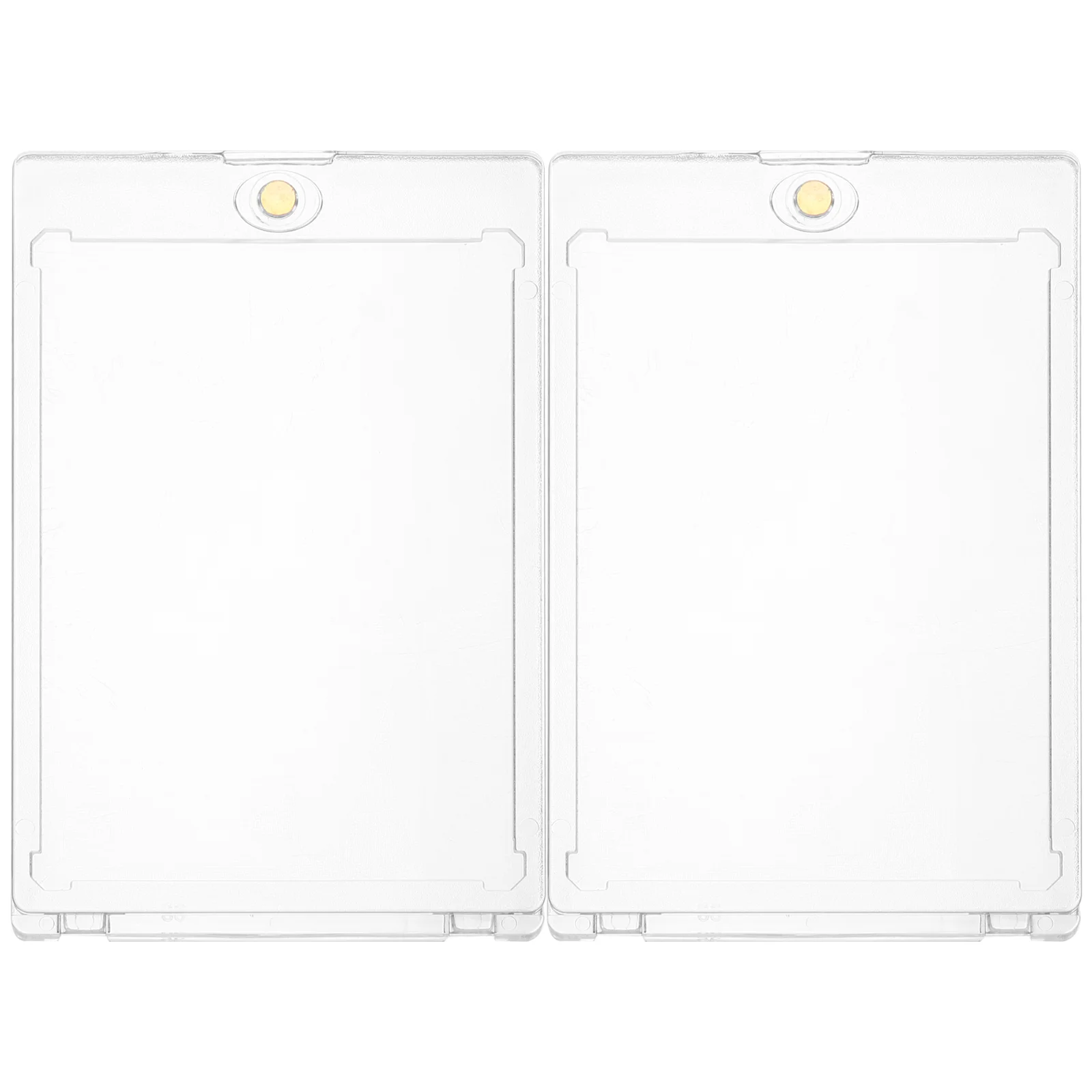 2pcs Magnetic Card Holder Acrylic Card Protector for Trading Card Sports Card Game Card