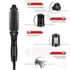 Folded Hair Curler Brush Barrel Curling Iron Wand Mini Foldable Handle Hot Comb Rollers Ceramic Electric Round Heated Anti-scald 4