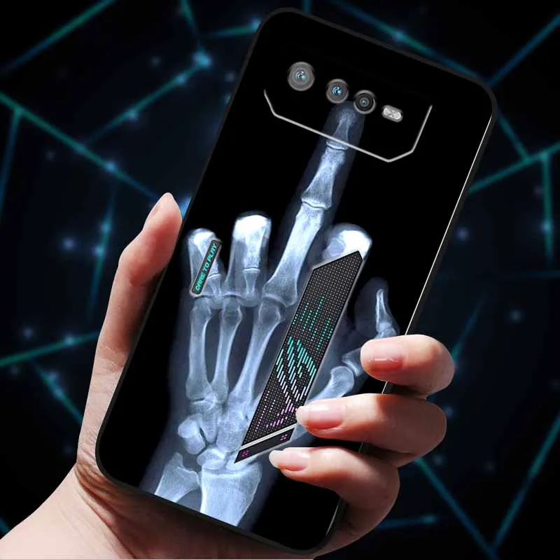 Fashion Soft TPU Silicone Back Case for Asus ROG Phone - Trendy Protective Phone Cover Bumper