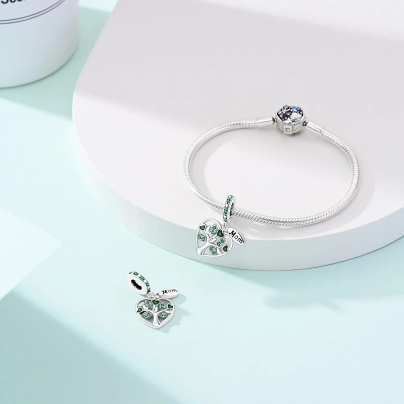 MyGiftHome S925 Silver Bead Charm for DIY Jewelry