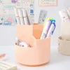 360 Rotating Large Capacity Rotating Makeup Pen Holder Desk Pencil Storage Box Organizer Make Up Brush School Office Supplies 2