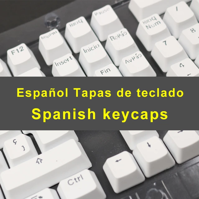 Keycaps Mechanical Keyboard Spanish, Key Caps Spanish Keyboard