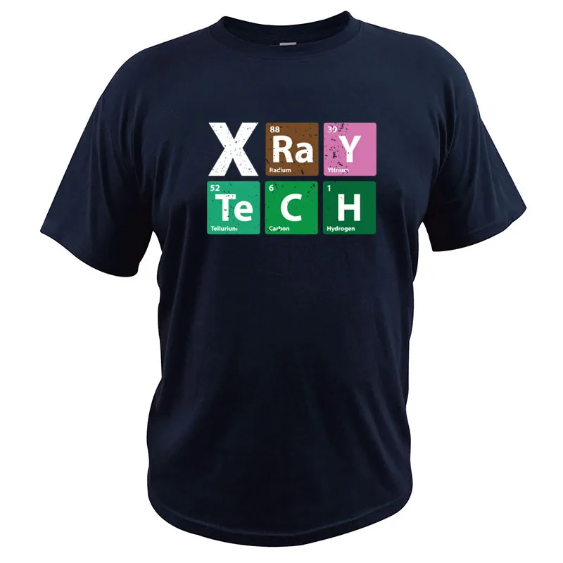 Lustiges Radiologen-T-Shirt Radiologie CT Tech Rad Technologist X-ray Periodensystem T-Shirt 100 % Baumwolle T-Shirts