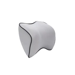 Luxury Memory Foam Car Neck Rest Pillow - Premium Headrest Cushion for Optimal Comfort and Support (Grey)