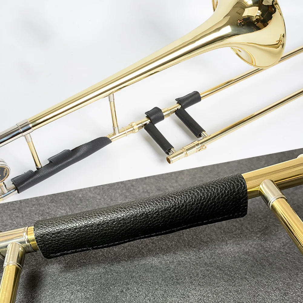 Trombone Trumpet Handguard Cushion Leather Sax Trombone Protective Neck Cover Protective Case Cover Woodwind Instrument