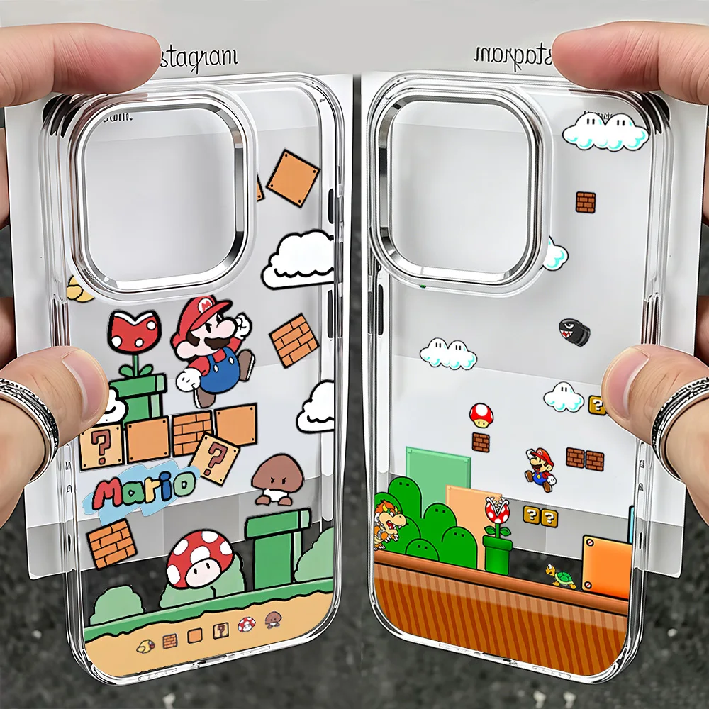 Sleek Transparent Hot Classic M-Marios Phone Case