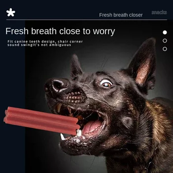 220g/can Pet Snacks Dog Fresh Breath Gum Chewing Sticks Dog Molar Sticks Beef Flavored Cheese Flavored Delicious Pet Snacks 3