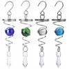 1x Spiral Wind Chime Ball Wind Spinner Pendants Rotating Hook Nursery Garden Yard Home Wall Hanging Decorations Outdoor 2