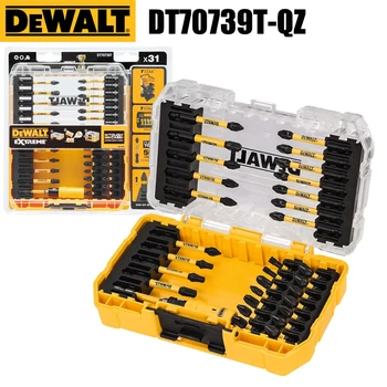 DEWALT DT70739T-QZ 31PCs 드릴 비트 패키지, 25mm-57mm PH1/2/3 PZ1/2/3 T20/25/30 목재/금속 전동 공구 액세서리