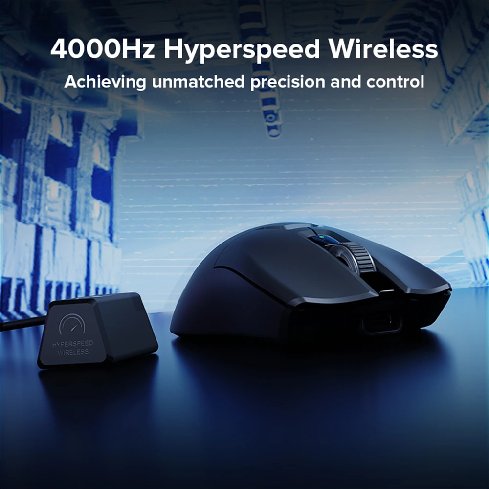 Mouse Ultra Leve para Jogos Macro Mice para pc Gamer Bluetooth Tri-mode 26000dpi Compatível 4k 49g Paw3395 Delux-m800 - Imagem 4