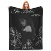 Ayliva In Liebe Flower Blankets Fleece Winter Breathable Soft Throw Blankets for Sofa Office Quilt 1