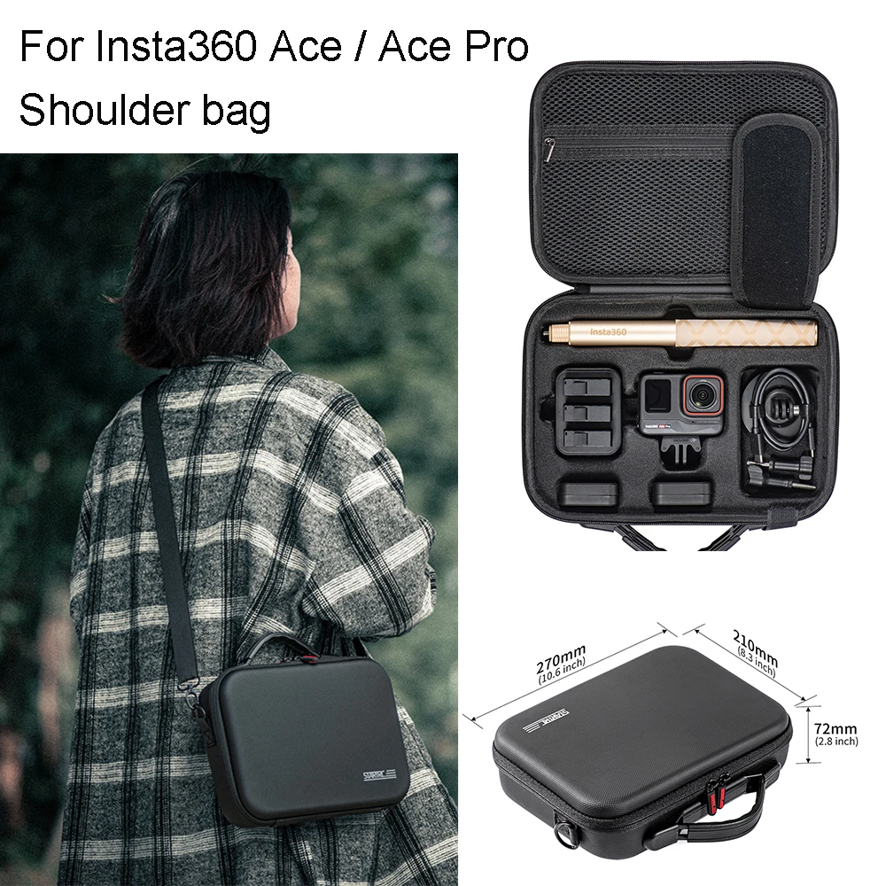 

Для Insta360 Ace Pro Аксессуары для экшн-камеры фотоаксессуары для Insta360 Ace / Ace Pro Сумка через плечо