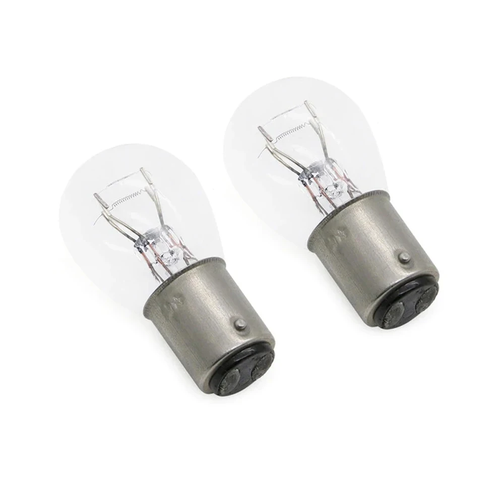 6V 21/5W Stop Brake Tail Light Bulb Warm White Double Filament Halogen Bulb For Motorcycle 122-84514-00 122-84514-30