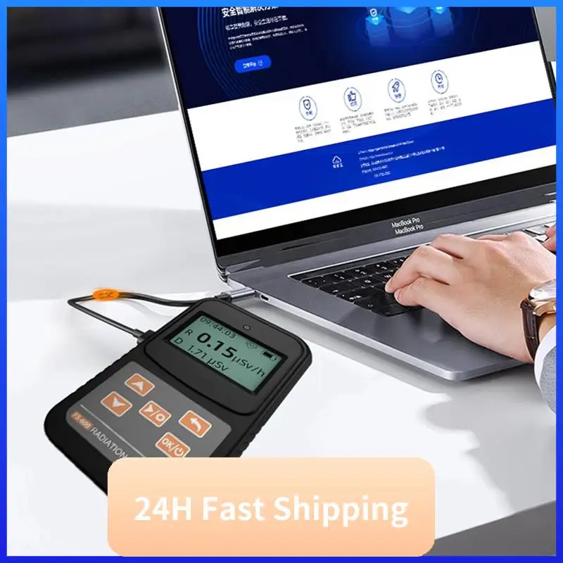 T30C New Geiger Counter Nuclear Radiation Detector &Beta; Y X-Ray Detection Geiger Radioactive Detector LCD Display Household